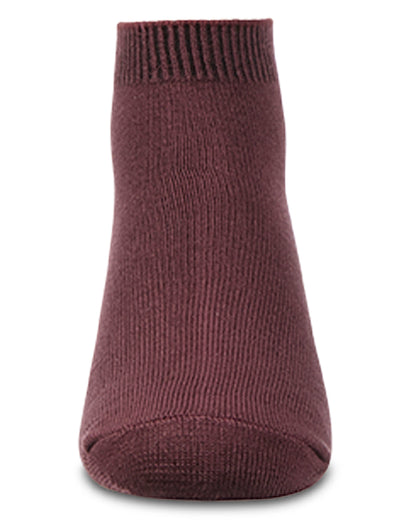 Kids Basic Silky-Soft Rayon-Blend Fine-Gauge Ankle Sock