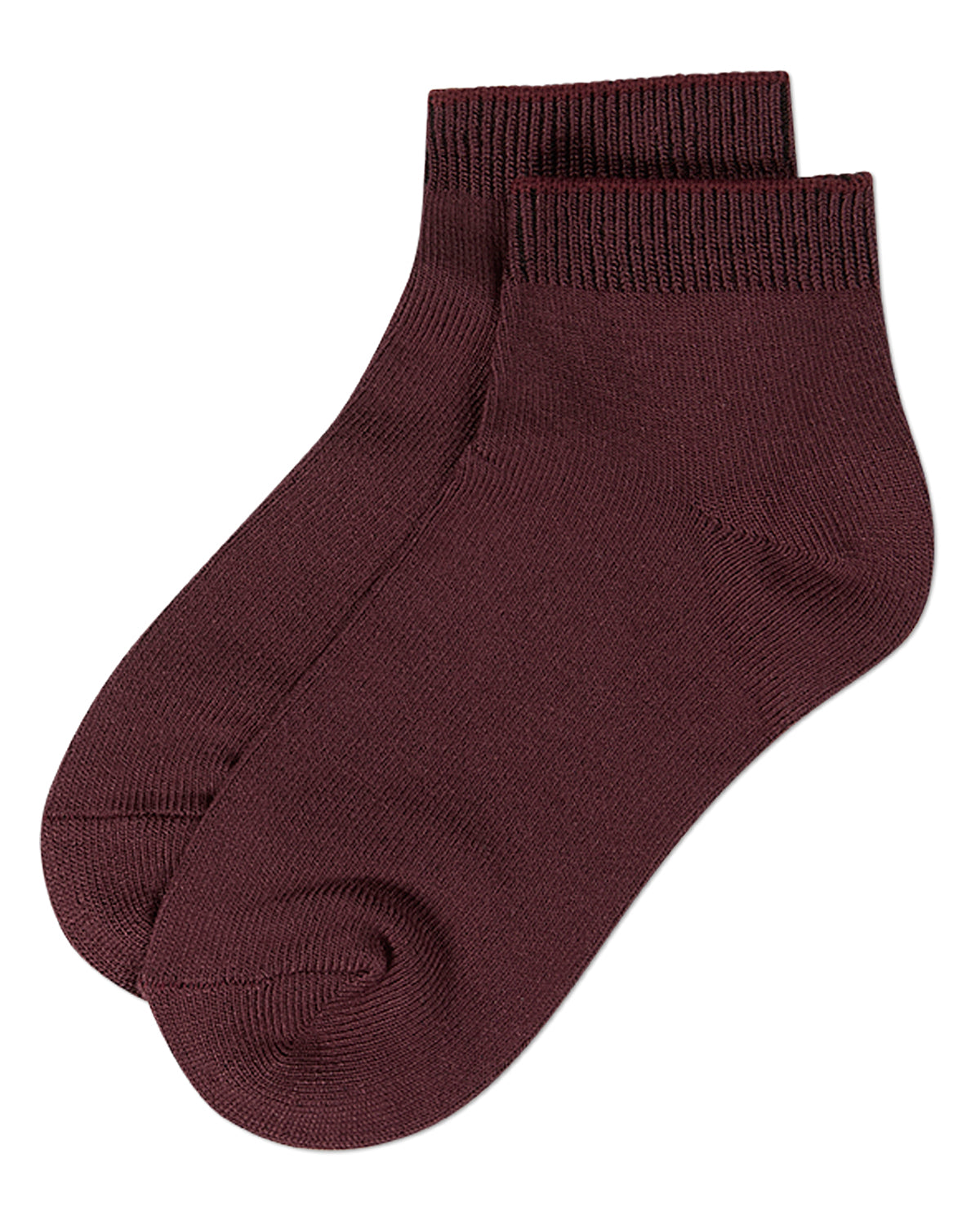 Kids Basic Silky-Soft Rayon-Blend Fine-Gauge Ankle Sock