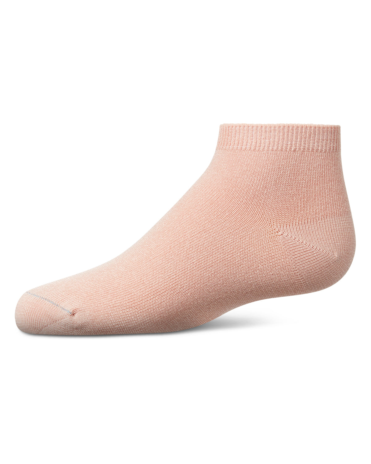 Infant Basic Soft Bamboo-Blend Unisex Anklet Sock : Color: Rose