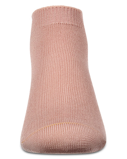 Kids Basic Silky-Soft Rayon-Blend Fine-Gauge Ankle Sock