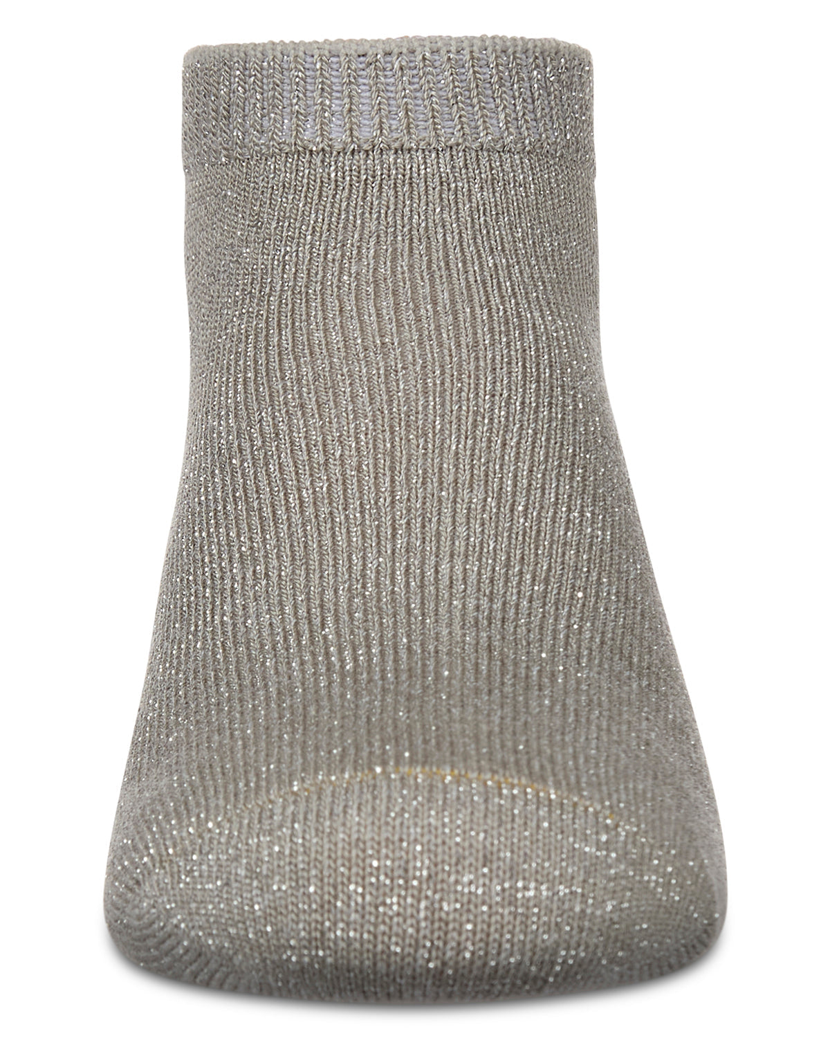 Kids' Basic Soft Rayon from Bamboo Anklet Socks : Color: Silver Lurex