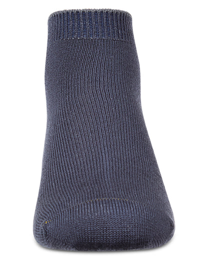 Kids Basic Silky-Soft Rayon-Blend Fine-Gauge Ankle Sock