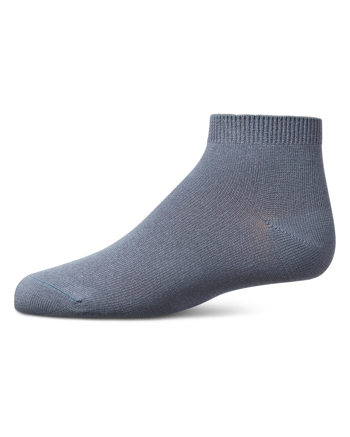 Children's Basic Soft Rayon from Bamboo Anklet Socks : Color: Smoky Blue