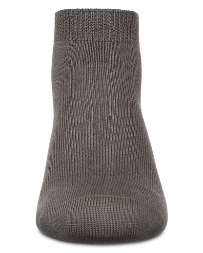 Kids' Basic Soft Rayon from Bamboo Anklet Socks : Color: Steel Gray