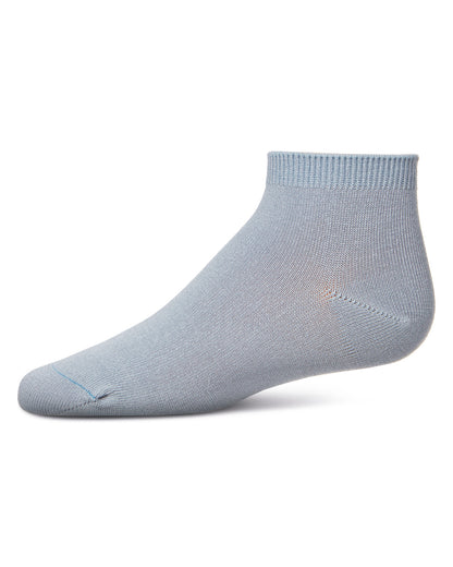 Children's Basic Soft Rayon from Bamboo Anklet Socks : Color: Storm Blue