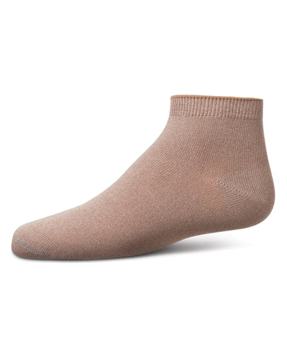 Children's Basic Soft Rayon from Bamboo Anklet Socks : Color: Taupe Gray