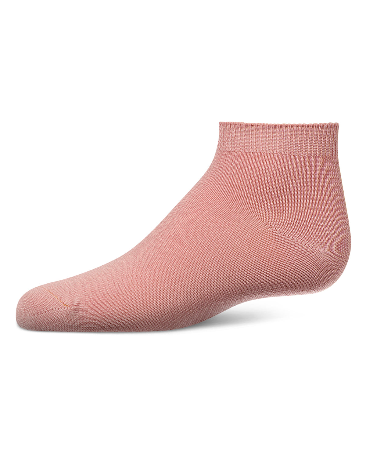 Kids Basic Silky-Soft Rayon-Blend Fine-Gauge Ankle Sock