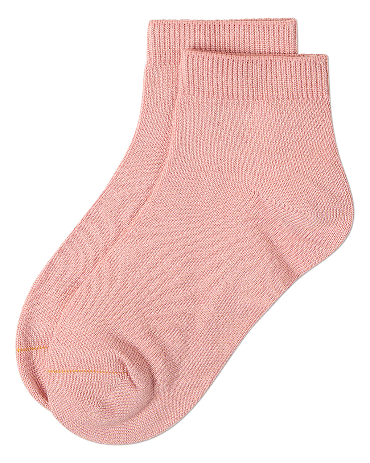 Kids Basic Silky-Soft Rayon-Blend Fine-Gauge Ankle Sock