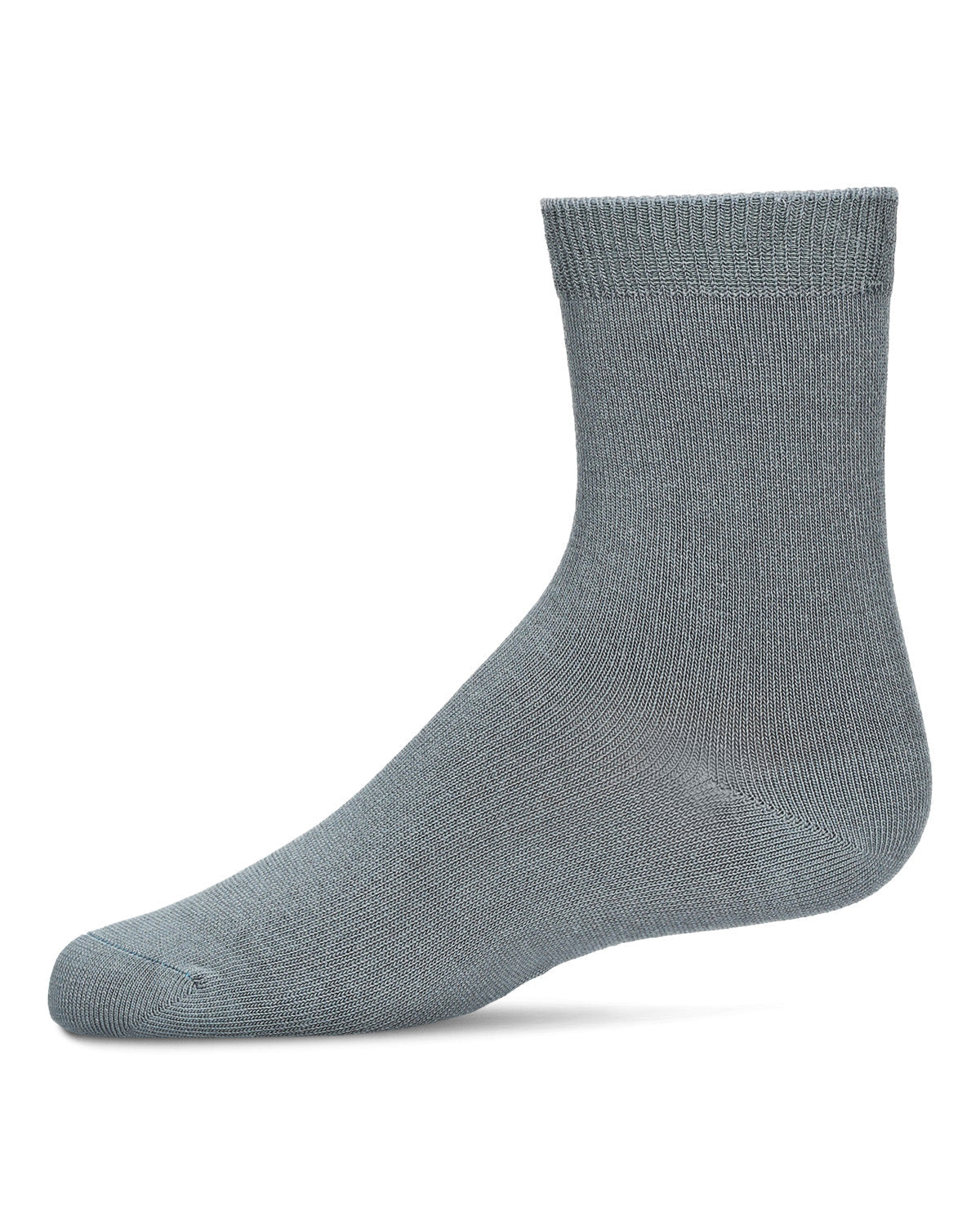 Kids' Basic Soft Rayon from Bamboo Crew Socks : Color: Blue Fog