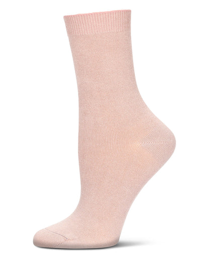Kids' Basic Soft Rayon from Bamboo Crew Socks : Color: Blush