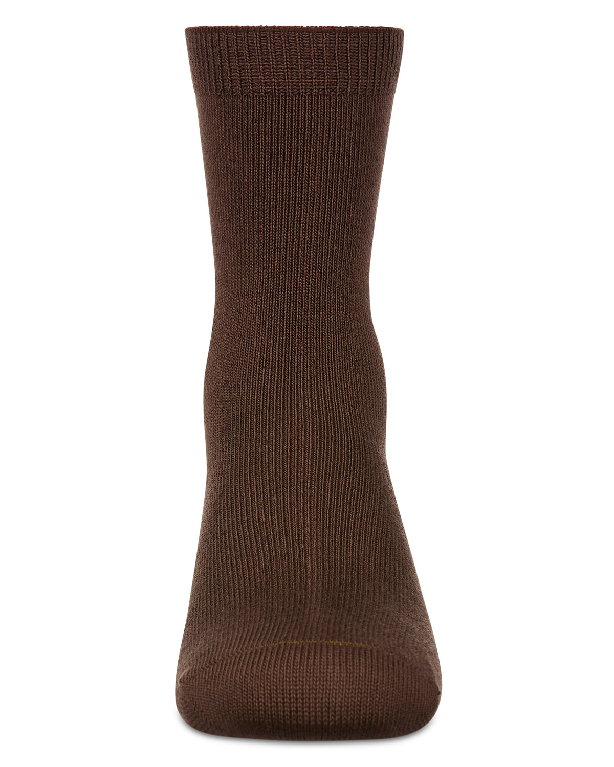 Toddler's and Kids' Basic Soft Rayon from Bamboo Crew Socks : Color: Chestnut Brown