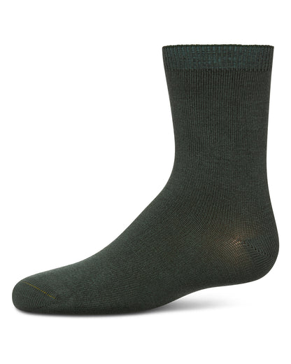 Toddler's and Kids' Basic Soft Rayon from Bamboo Crew Socks : Color: Cilantro