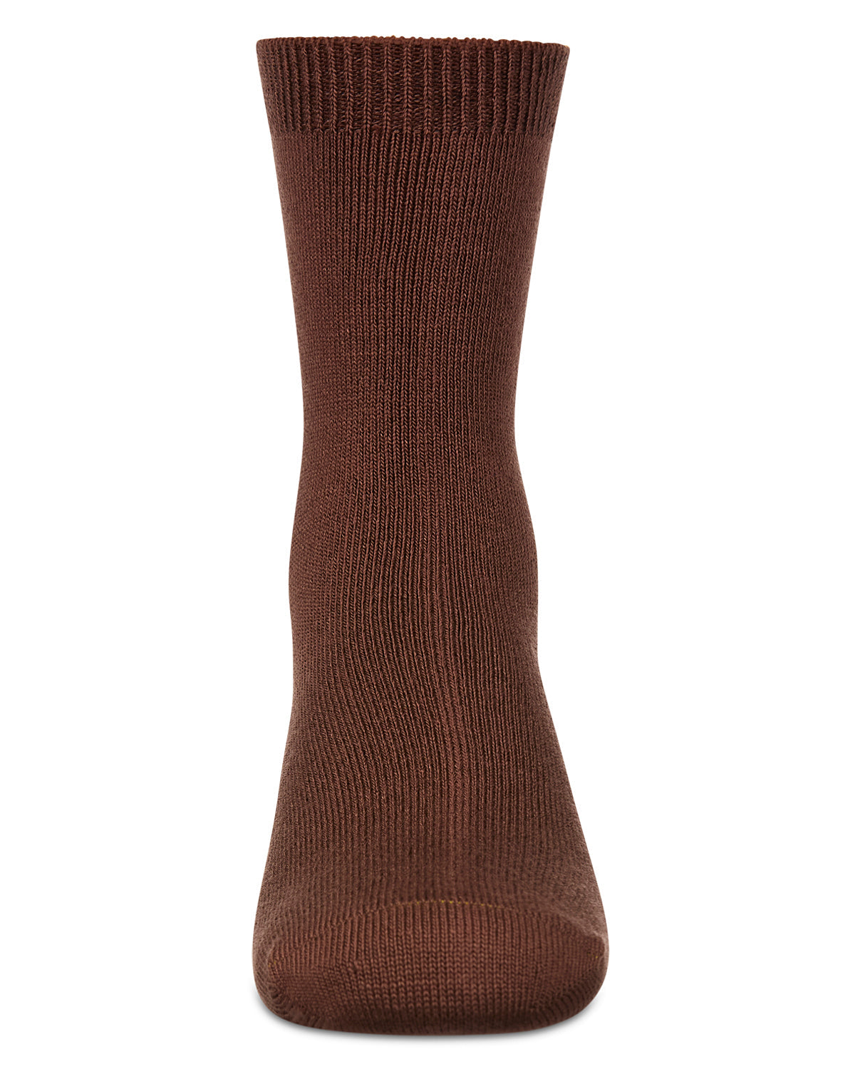 Toddler's and Kids' Basic Soft Rayon from Bamboo Crew Socks : Color: Cinnamon