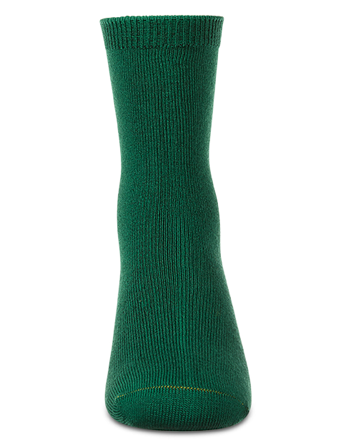 Kids Fine-Gauge Ribbed Rayon-Blend Basic Crew Sock, Assorted Colors