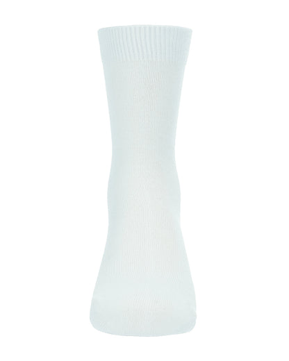 Toddler's and Kids' Basic Soft Rayon from Bamboo Crew Socks : Color: Ice Blue