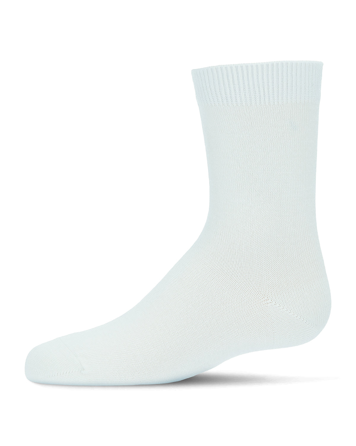 Toddler's and Kids' Basic Soft Rayon from Bamboo Crew Socks : Color: Ice Blue