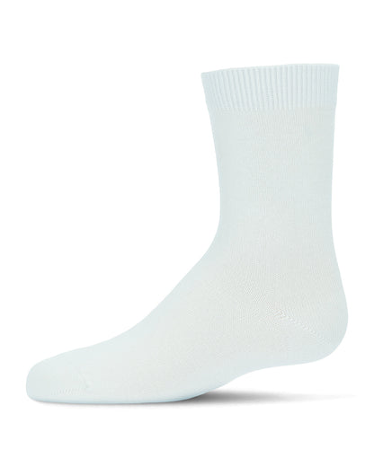 Toddler's and Kids' Basic Soft Rayon from Bamboo Crew Socks : Color: Ice Blue