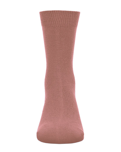 Toddler's and Kids' Basic Soft Rayon from Bamboo Crew Socks : Color: Mulberry