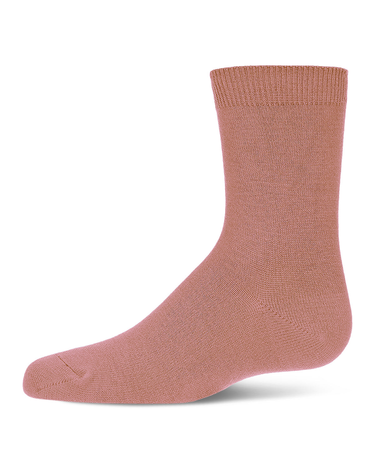 Toddler's and Kids' Basic Soft Rayon from Bamboo Crew Socks : Color: Mulberry