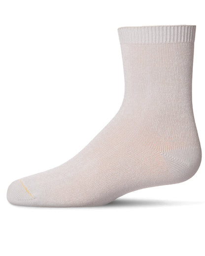 Toddler's and Kids' Basic Soft Rayon from Bamboo Crew Socks : Color: Pale Gray