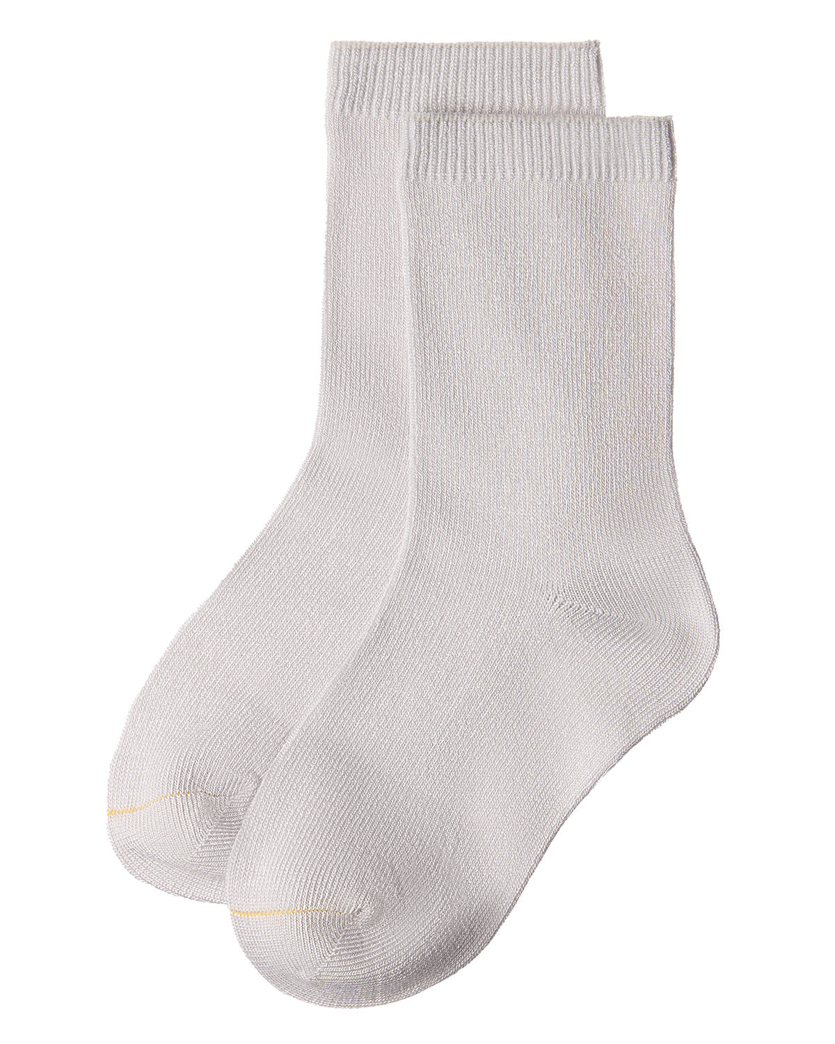 Toddler's and Kids' Basic Soft Rayon from Bamboo Crew Socks : Color: Pale Gray
