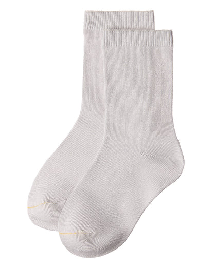 Toddler's and Kids' Basic Soft Rayon from Bamboo Crew Socks : Color: Pale Gray