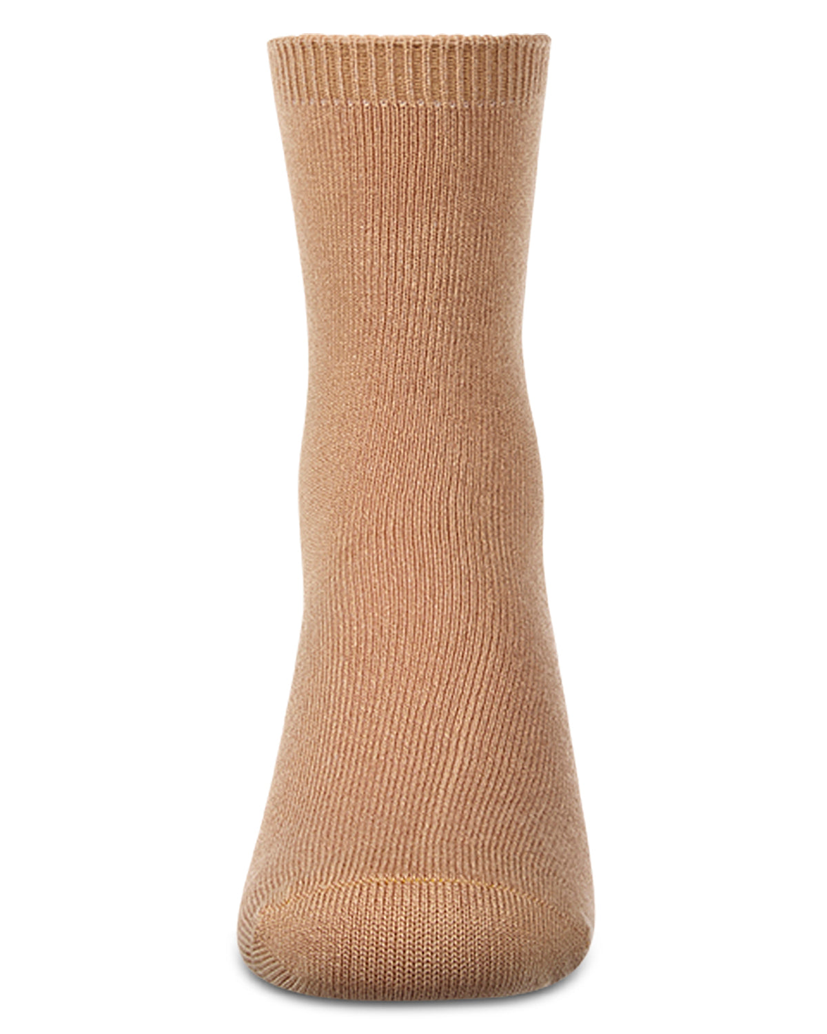 Kids Fine-Gauge Ribbed Rayon-Blend Basic Crew Sock, Assorted Colors