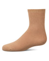Kids Fine-Gauge Ribbed Rayon-Blend Basic Crew Sock, Assorted Colors