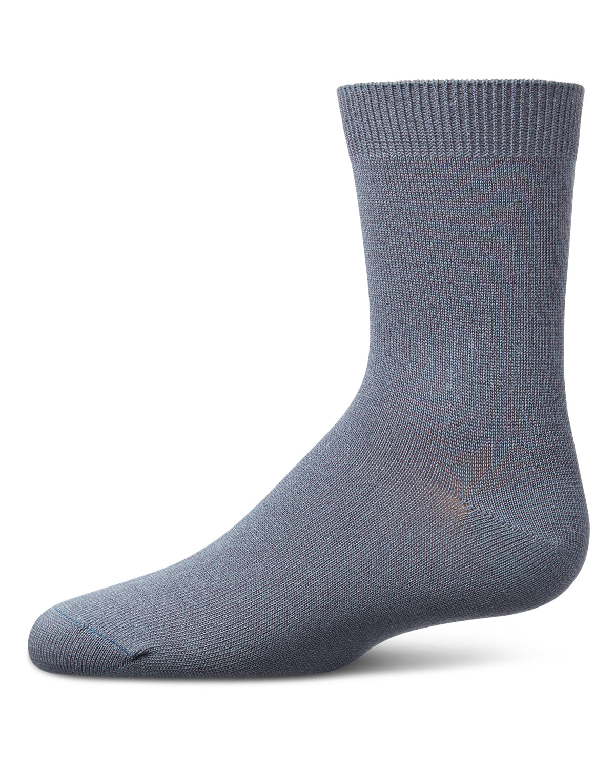 Kids' Basic Soft Rayon from Bamboo Crew Socks : Color: Smoky Blue