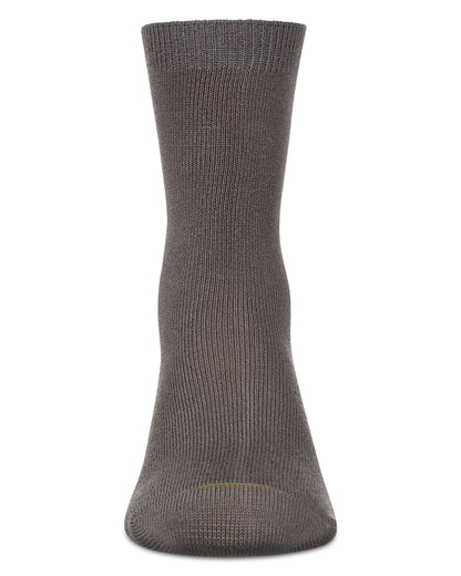 Toddler's and Kids' Basic Soft Rayon from Bamboo Crew Socks : Color: Steel Gray