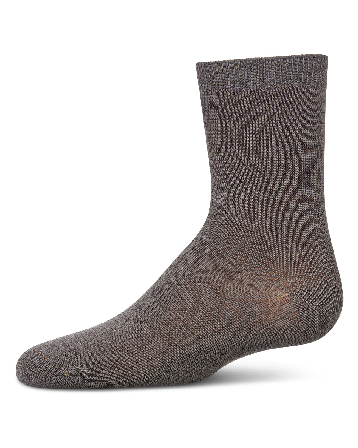 Toddler's and Kids' Basic Soft Rayon from Bamboo Crew Socks : Color: Steel Gray