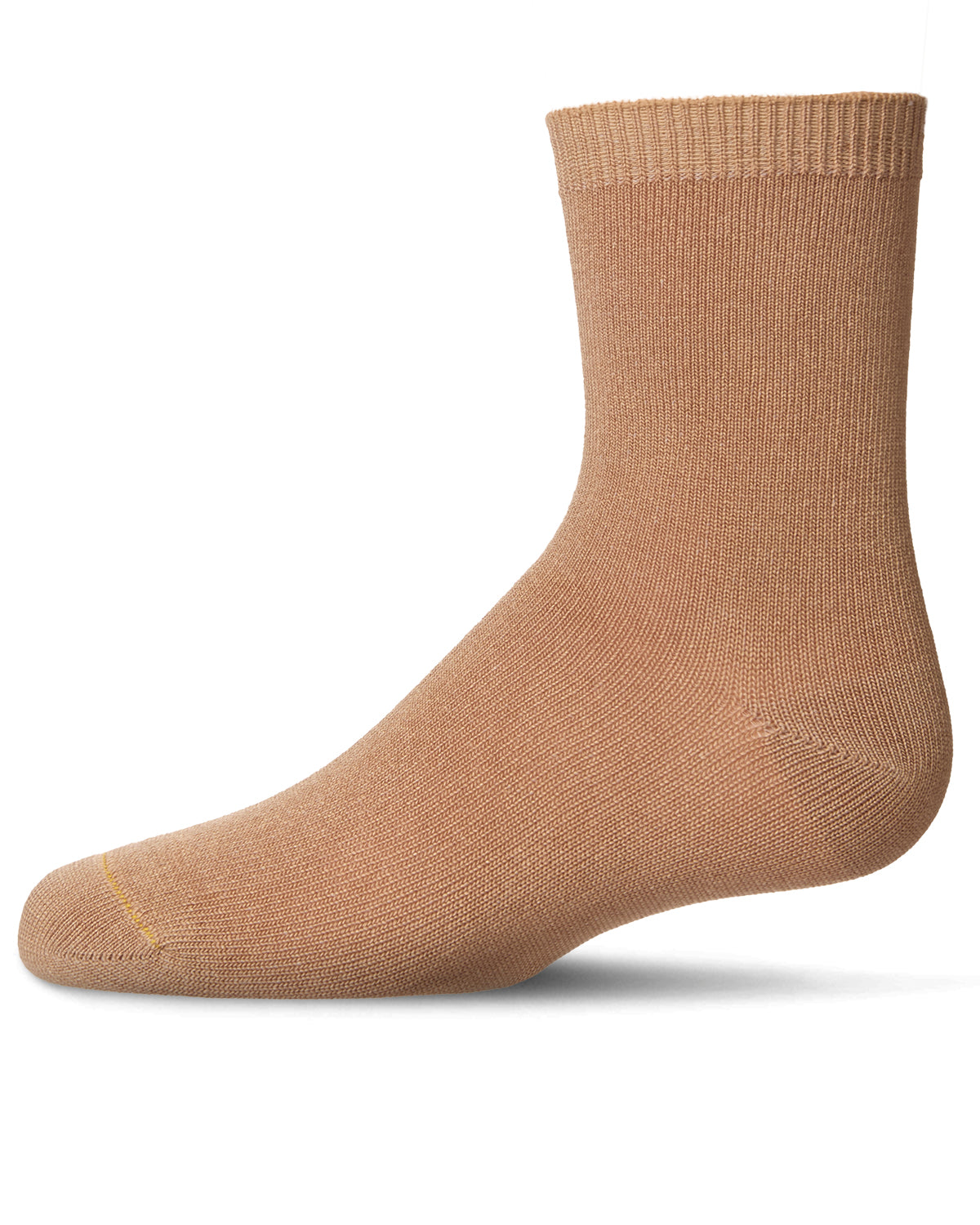 Toddler's and Kids' Basic Soft Rayon from Bamboo Crew Socks : Color: Teak