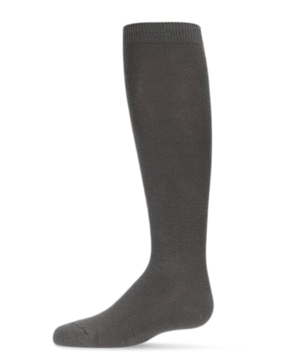 Children's Basic Soft Rayon from Bamboo Knee High Socks : Color: Dark Gray