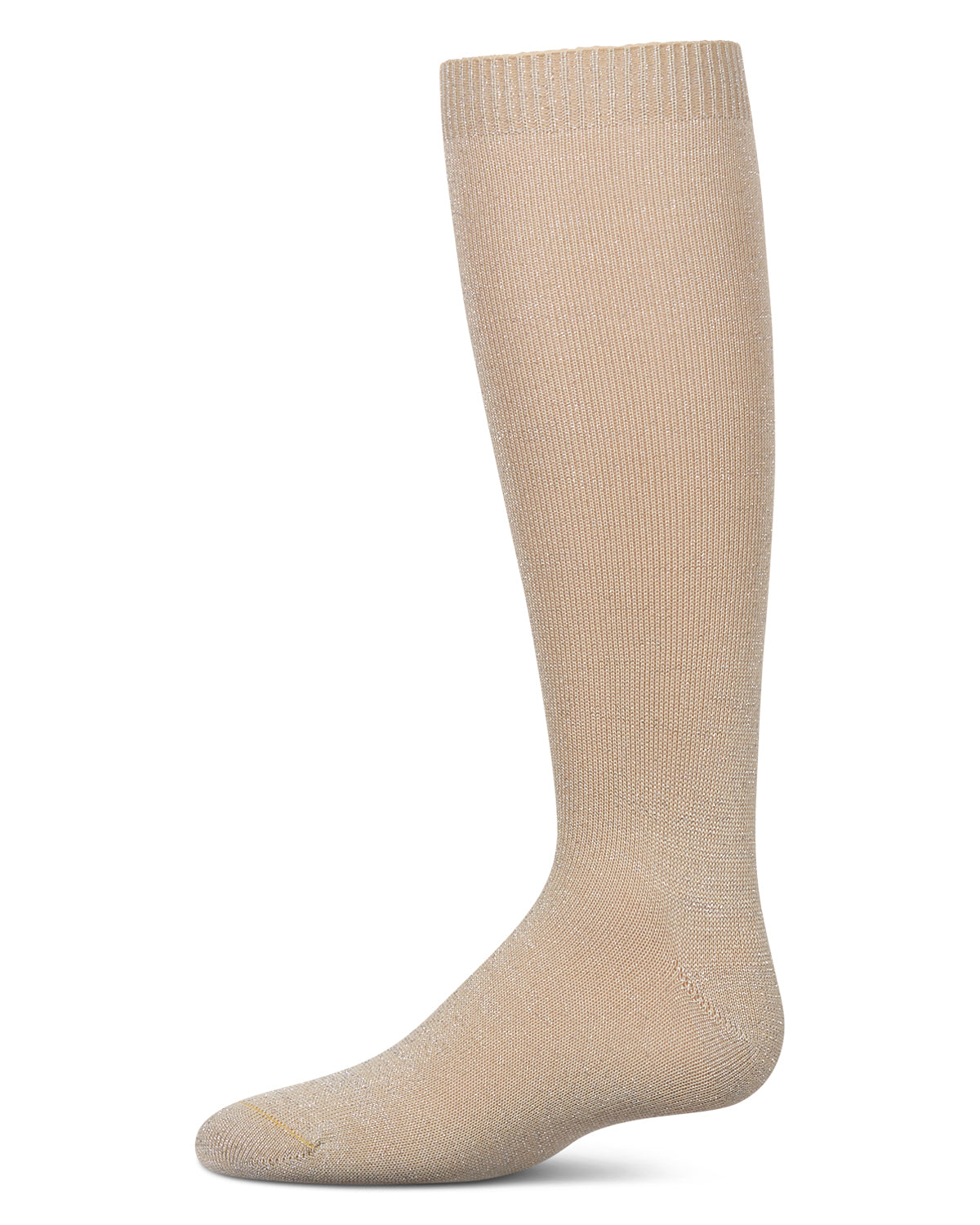 Children's Basic Soft Rayon from Bamboo Knee High Socks : Color: Almond Lurex