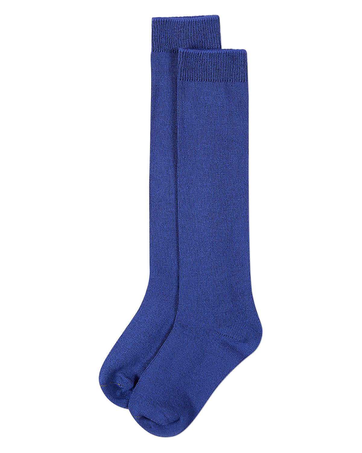Kids Soft Ribbed Rayon-Blend Knee High Sock, Multiple Solid Colors