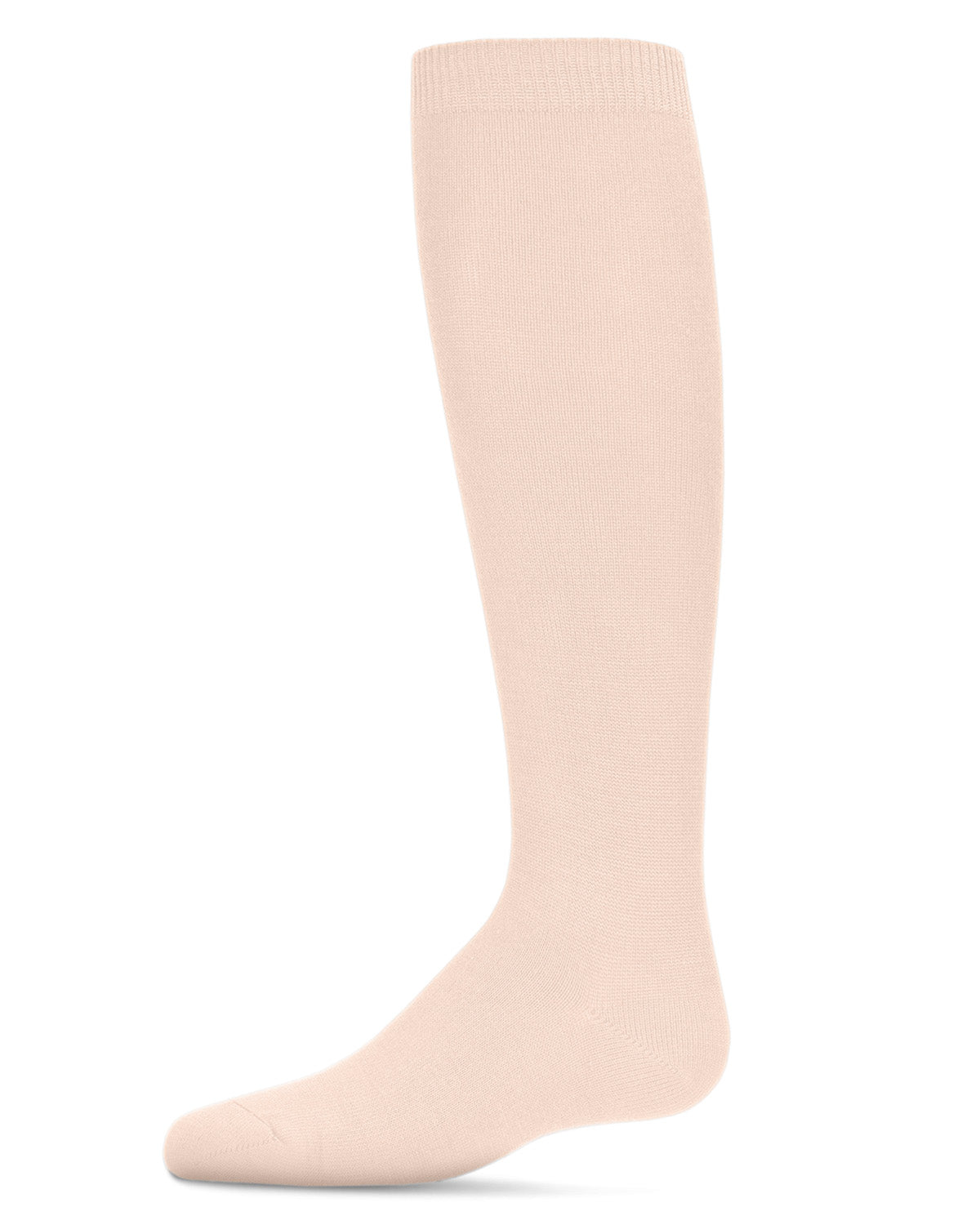 Children's Basic Soft Rayon from Bamboo Knee High Socks : Color: Blush