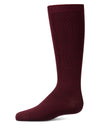 Kids Soft Ribbed Rayon-Blend Knee High Sock, Multiple Solid Colors