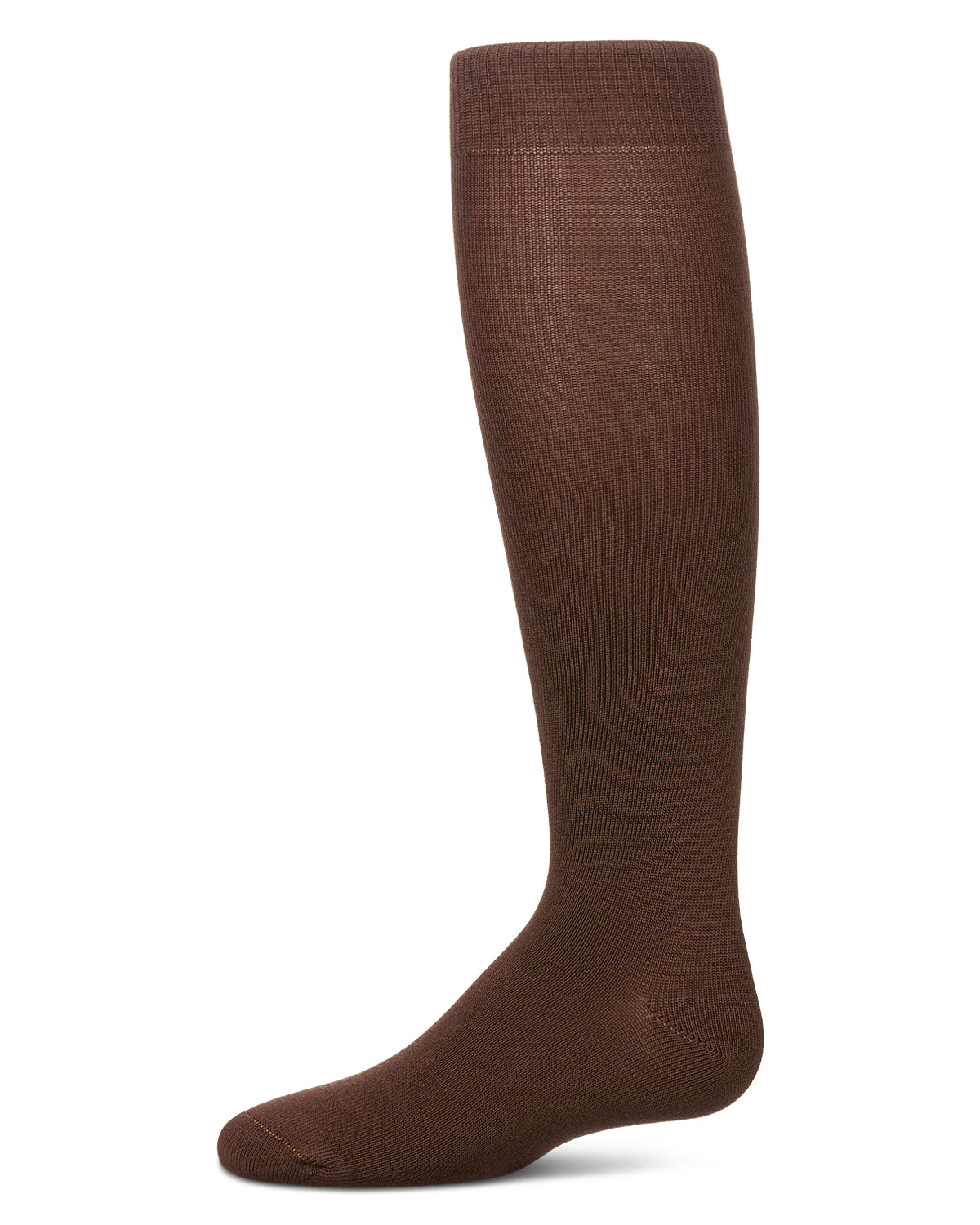 Children's Basic Soft Rayon from Bamboo Knee High Socks : Color: Chestnut Brown
