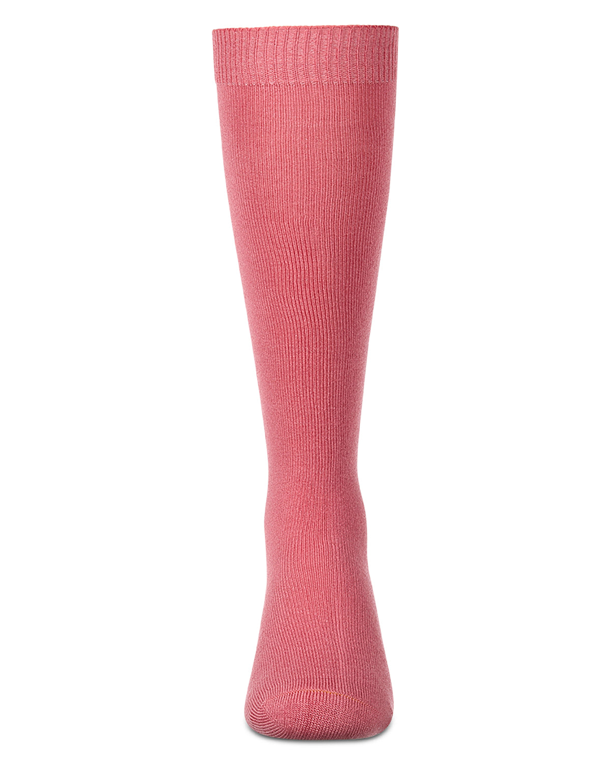 Kids Soft Ribbed Rayon-Blend Knee High Sock, Multiple Solid Colors