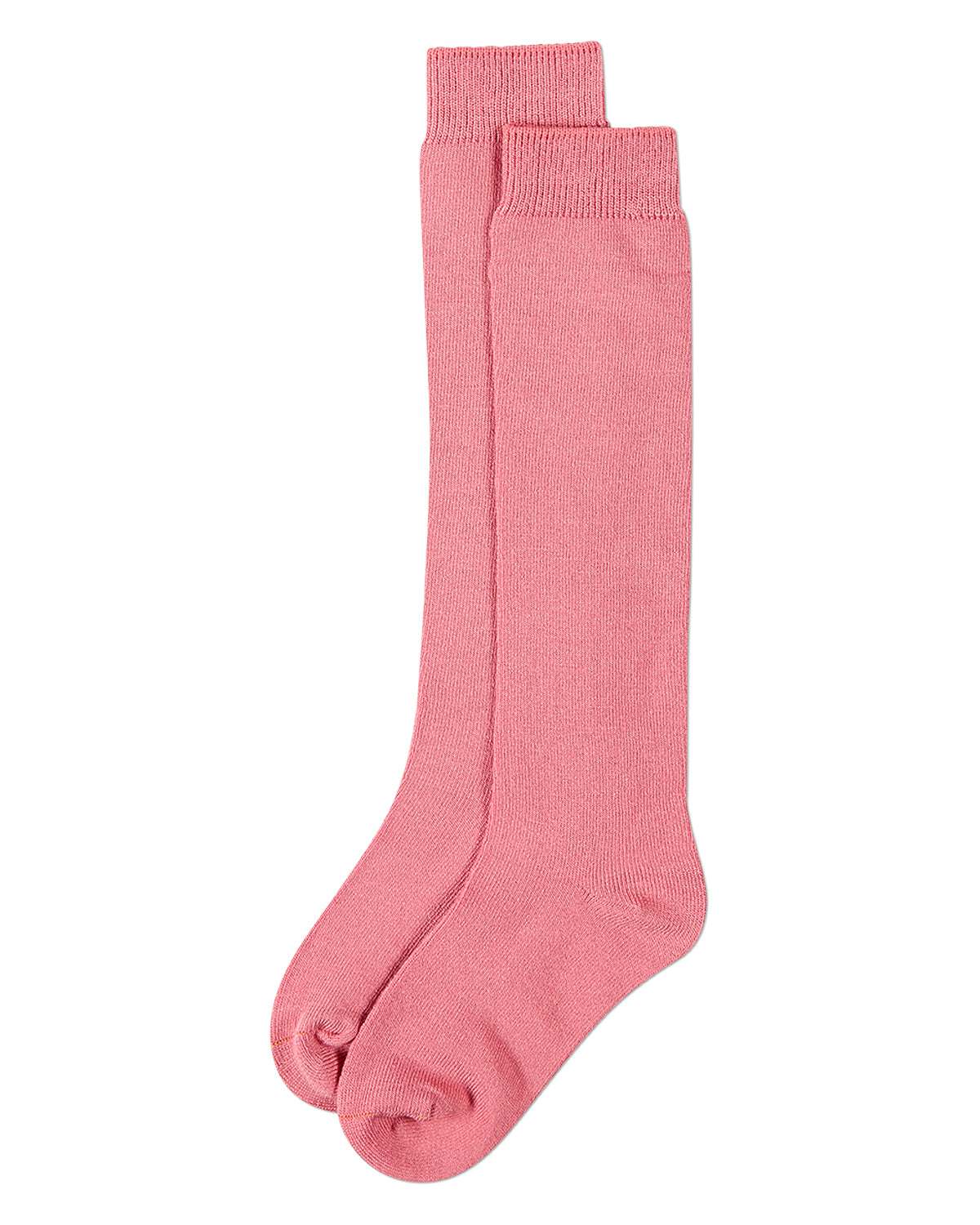 Kids Soft Ribbed Rayon-Blend Knee High Sock, Multiple Solid Colors