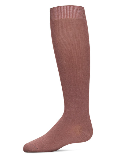 Kids' Basic Soft Rayon from Bamboo Knee High Socks : Color: Deep Mauve