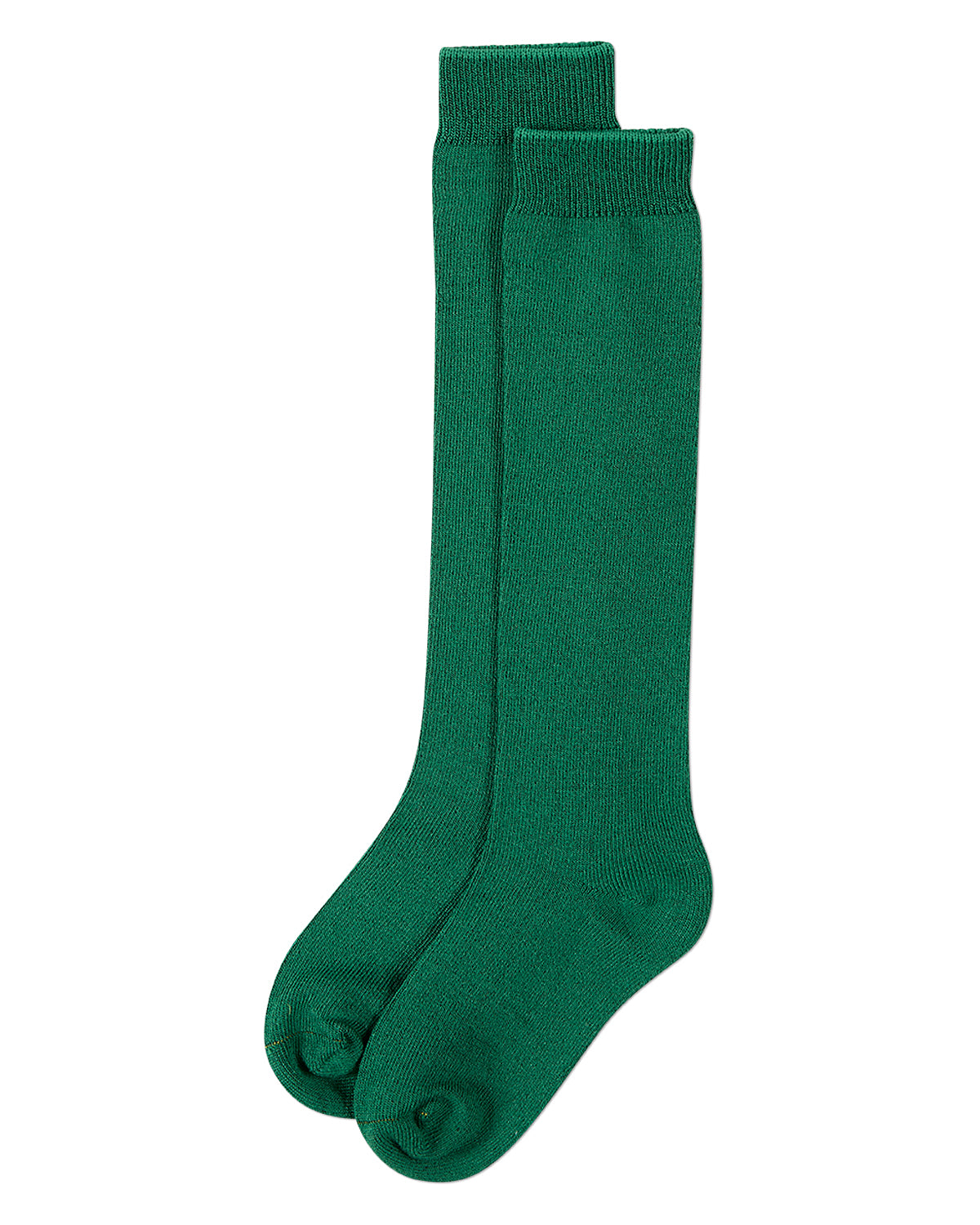 Kids Soft Ribbed Rayon-Blend Knee High Sock, Multiple Solid Colors
