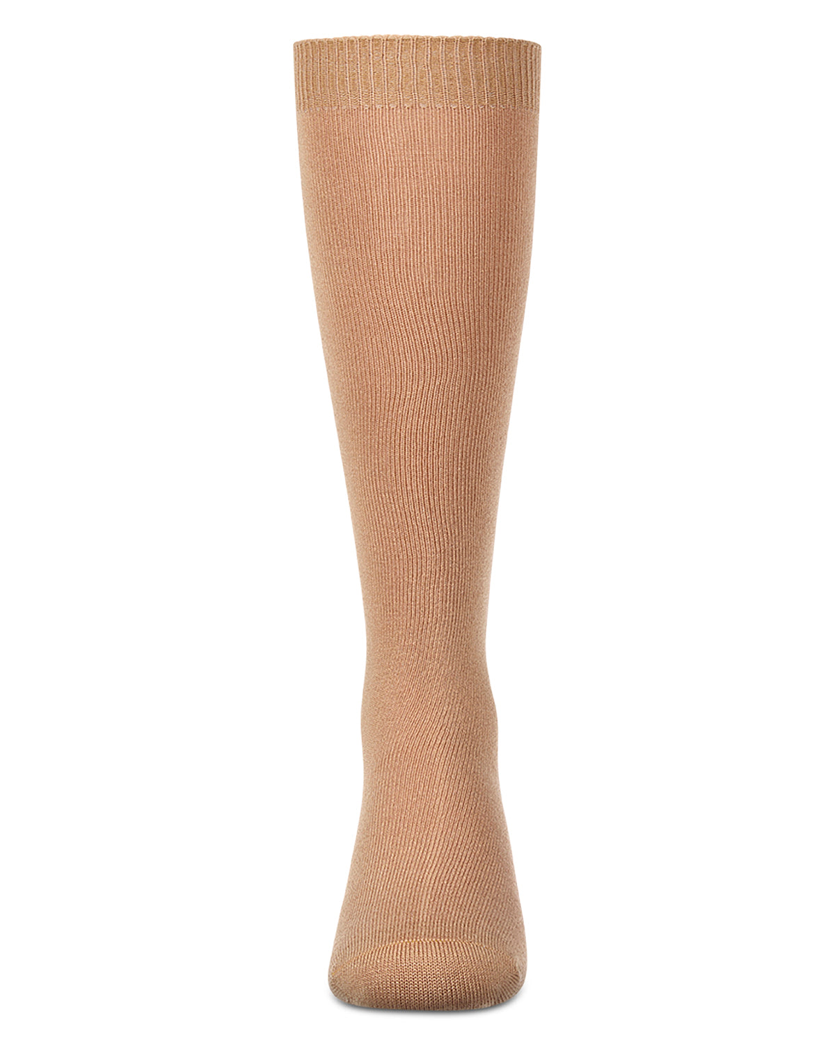 Kids Soft Ribbed Rayon-Blend Knee High Sock, Multiple Solid Colors