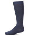 Kids Soft Ribbed Rayon-Blend Knee High Sock, Multiple Solid Colors
