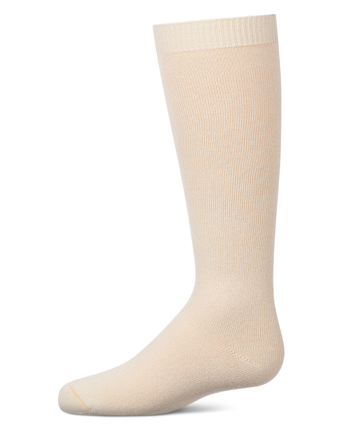 Kids Soft Ribbed Rayon-Blend Knee High Sock, Multiple Solid Colors