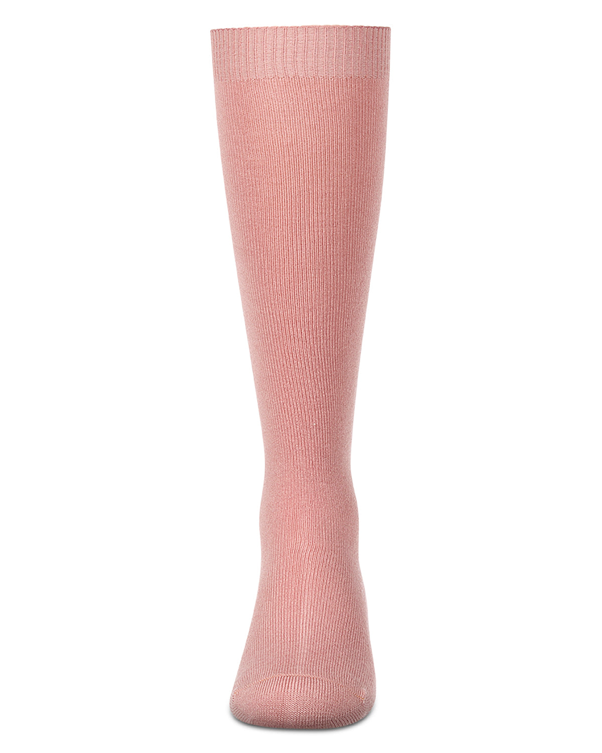 Kids Soft Ribbed Rayon-Blend Knee High Sock, Multiple Solid Colors