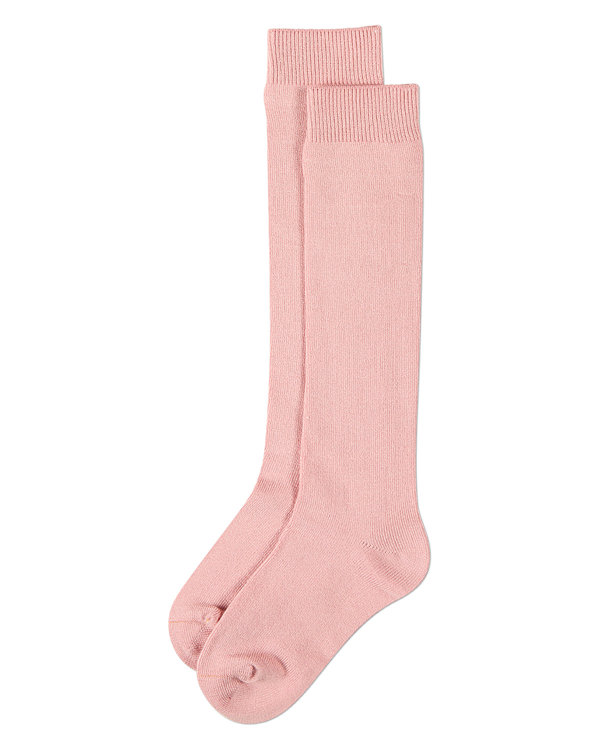 Kids Soft Ribbed Rayon-Blend Knee High Sock, Multiple Solid Colors