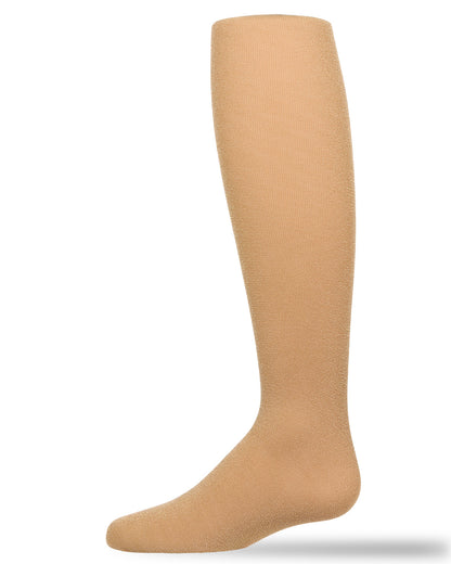 Girls' Metallic Shimmer Opaque Tights : Color: Gold