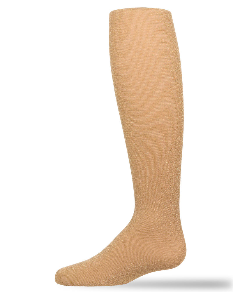 Girls' Metallic Shimmer Opaque Tights