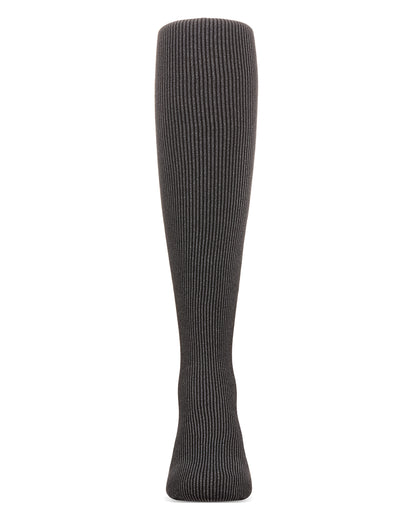 Girls' Essential Ribbed Heather Tights